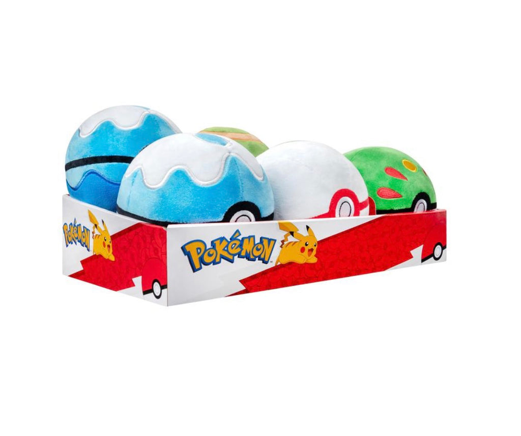 Pokémon – 5" Poké Ball Plush (Officially Licensed) – Choose Your Style