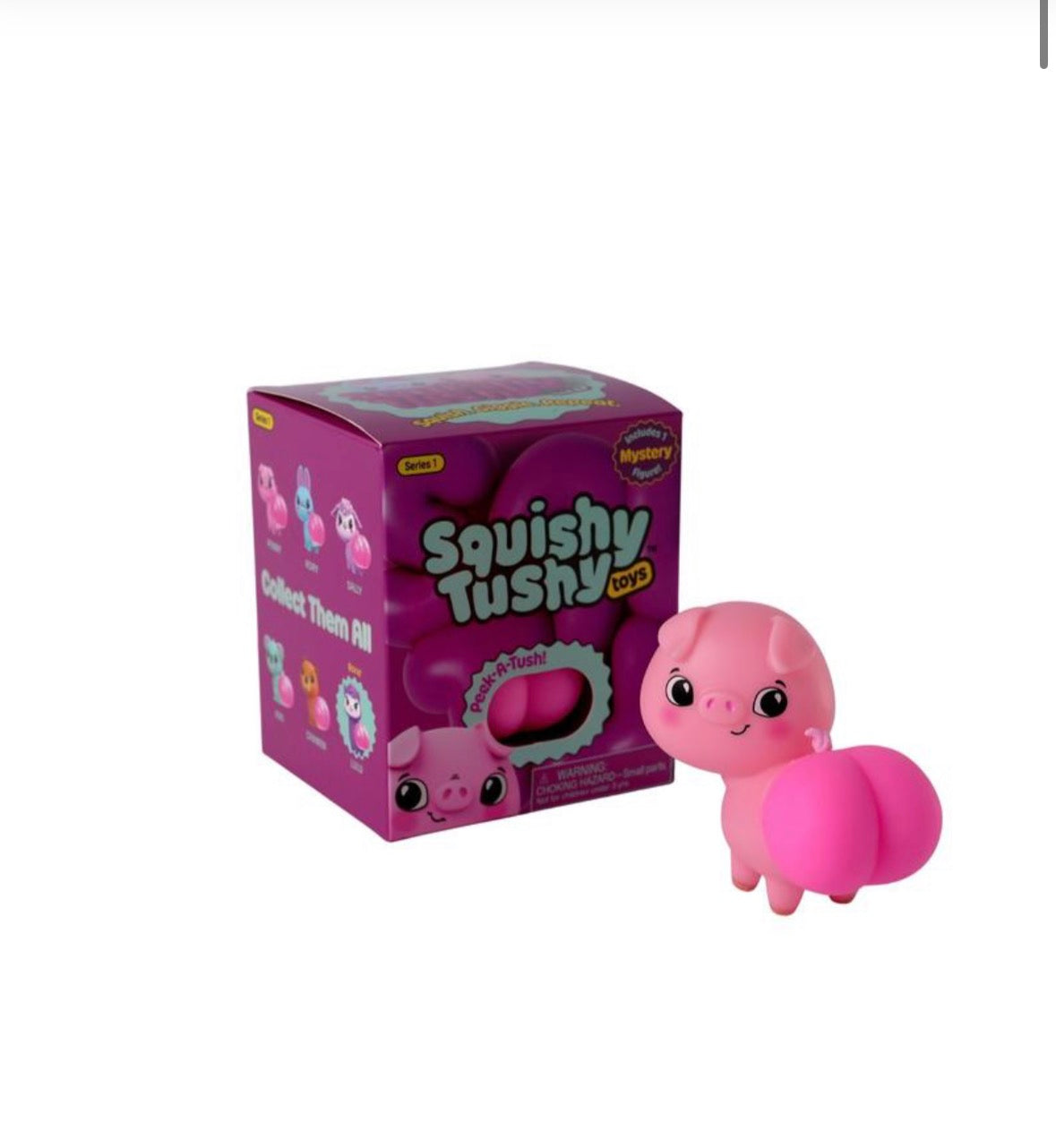 Squishy Tushy Toys Blind Box Figure – 3” Surprise Collectible by License 2 Play