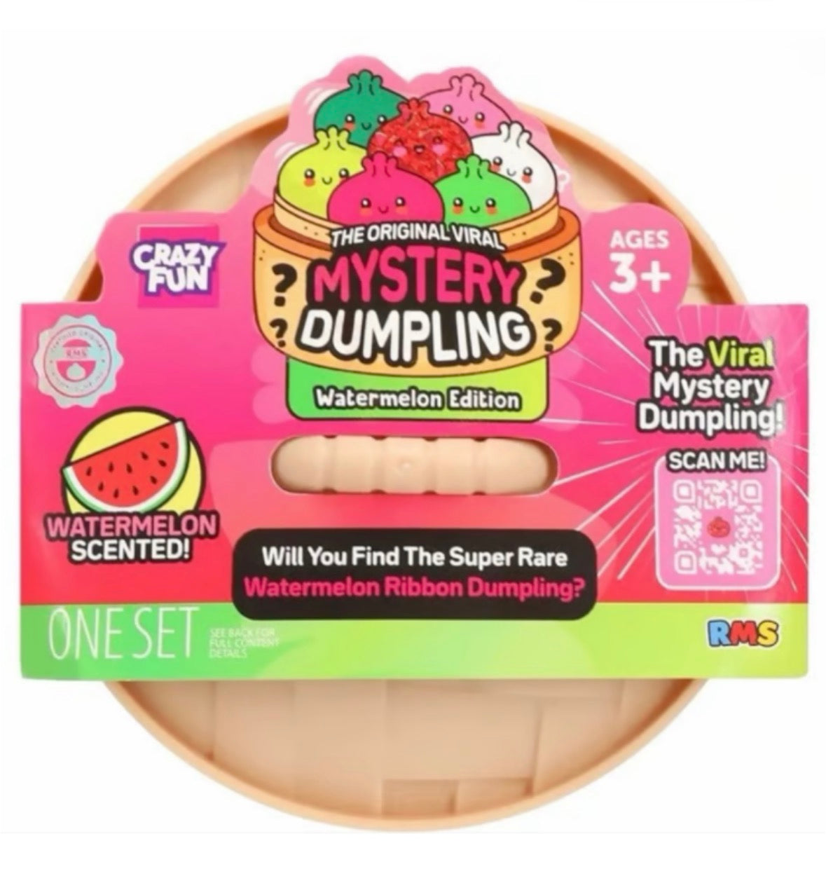 RMS Crazy Fun Mystery Dumpling Squishy – Surprise Sensory Toy (Choose Your Edition)