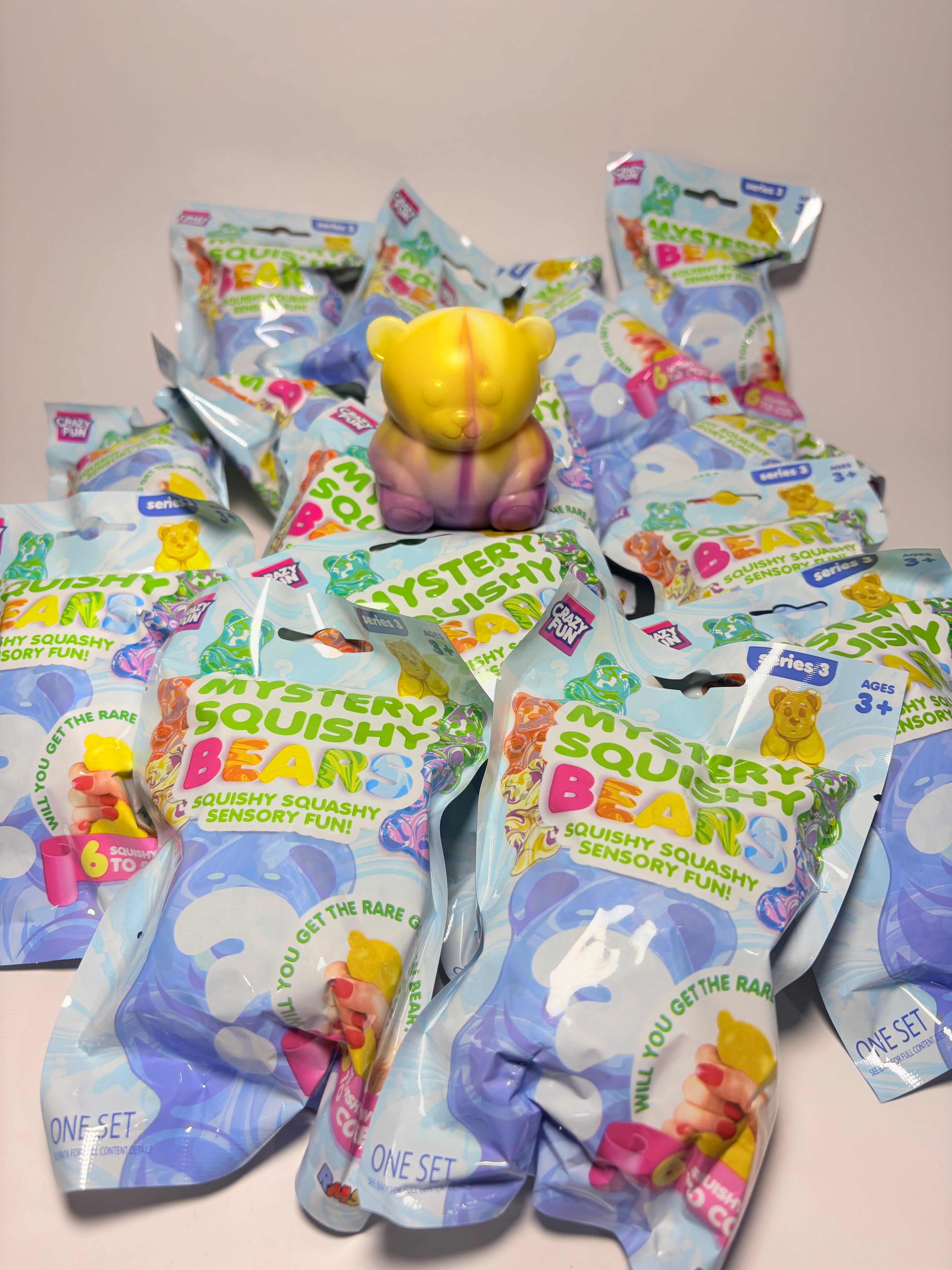 RMS Mystery Squishy Bears Series 3 Crazy Fun Blind Bag | Marble Sensory Bear