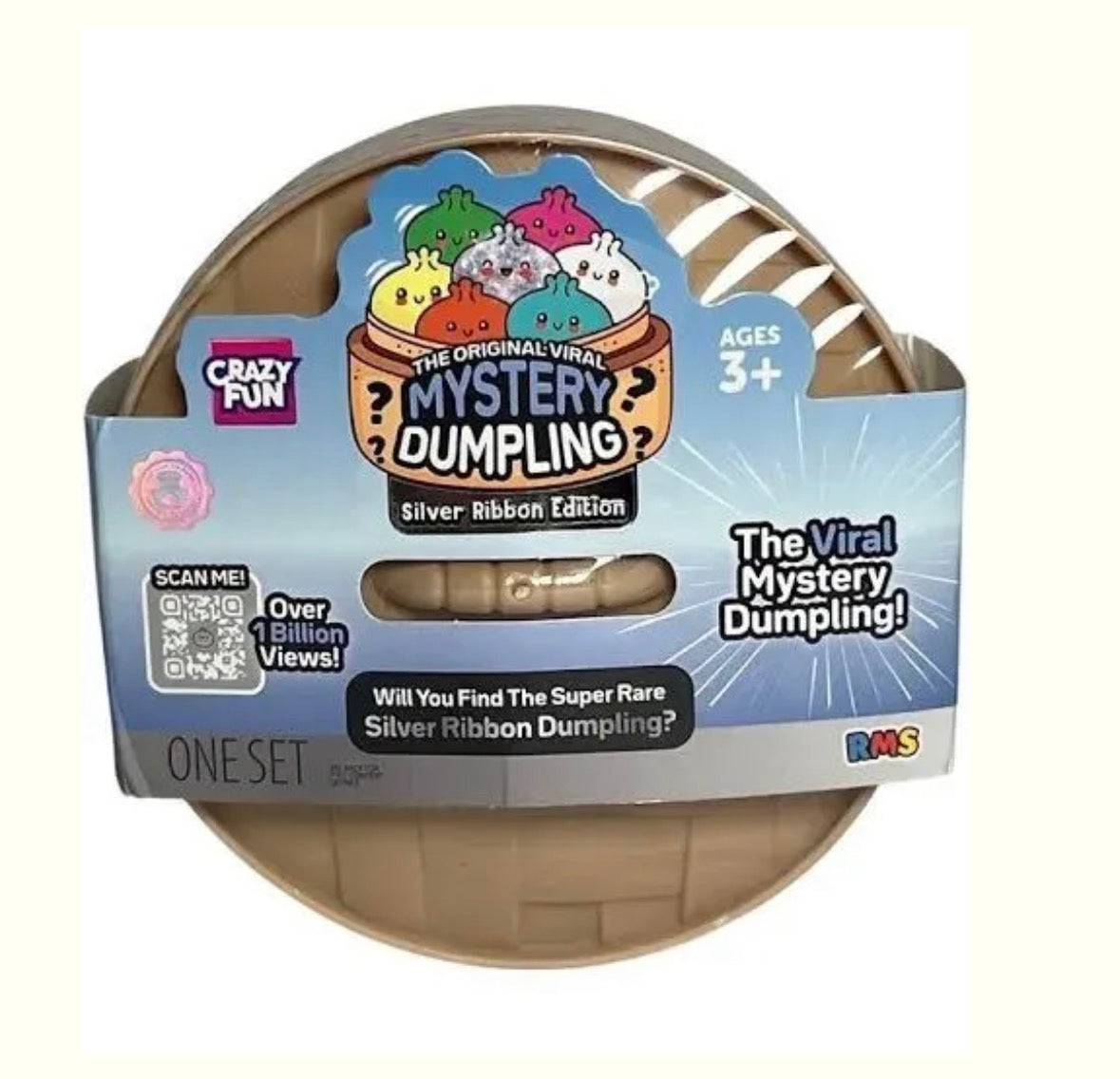 RMS Crazy Fun Mystery Dumpling Squishy – Surprise Sensory Toy (Choose Your Edition)