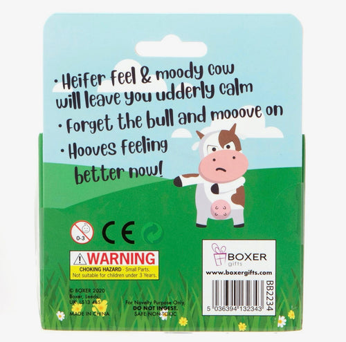 Moody Cow Squishy Stress Toy – Boxer Gifts Novelty Fidget Toy