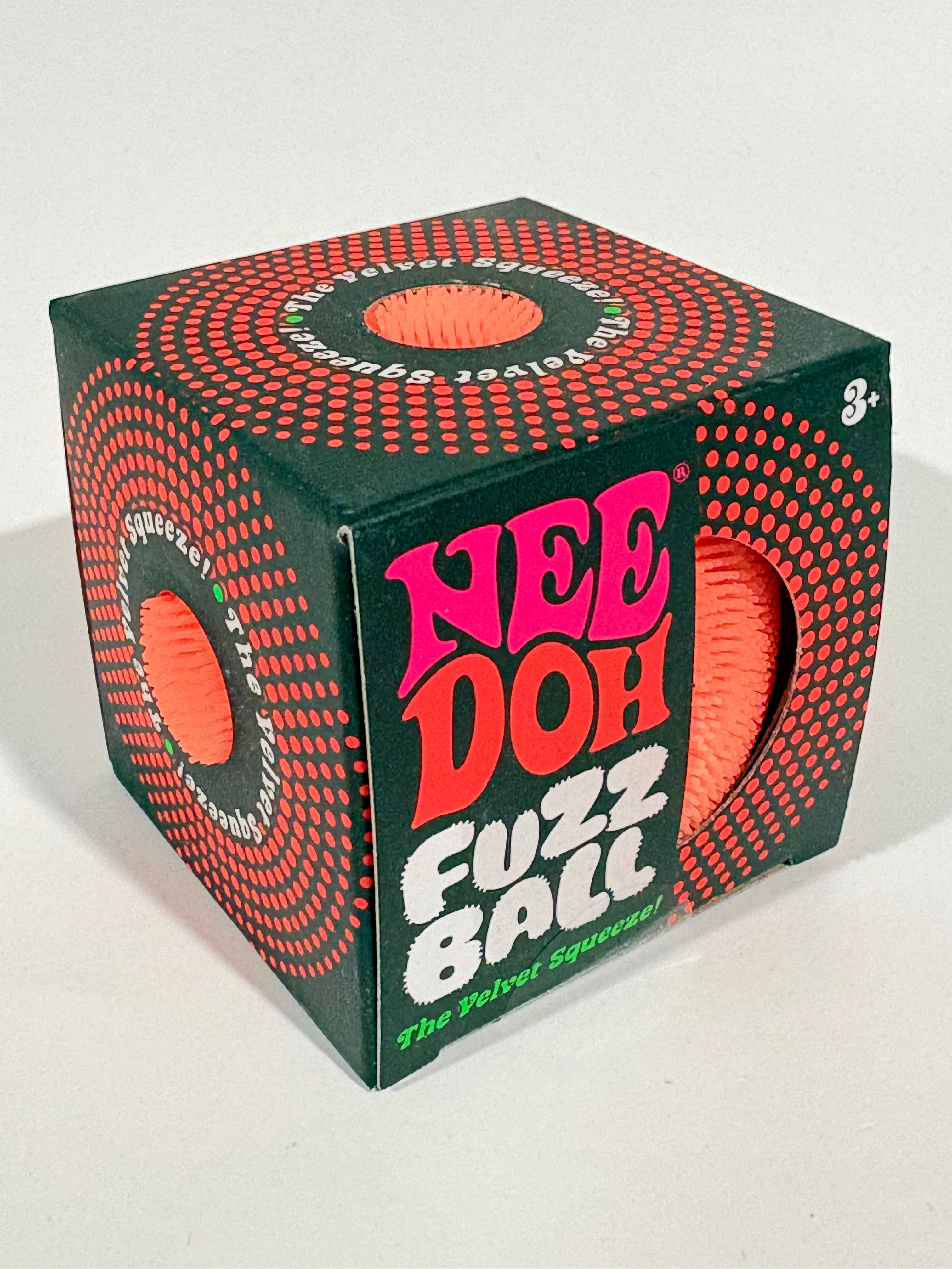 NeeDoh Fuzz Ball The Velvet Squeeze Sensory Stress Ball | Fidget Toy