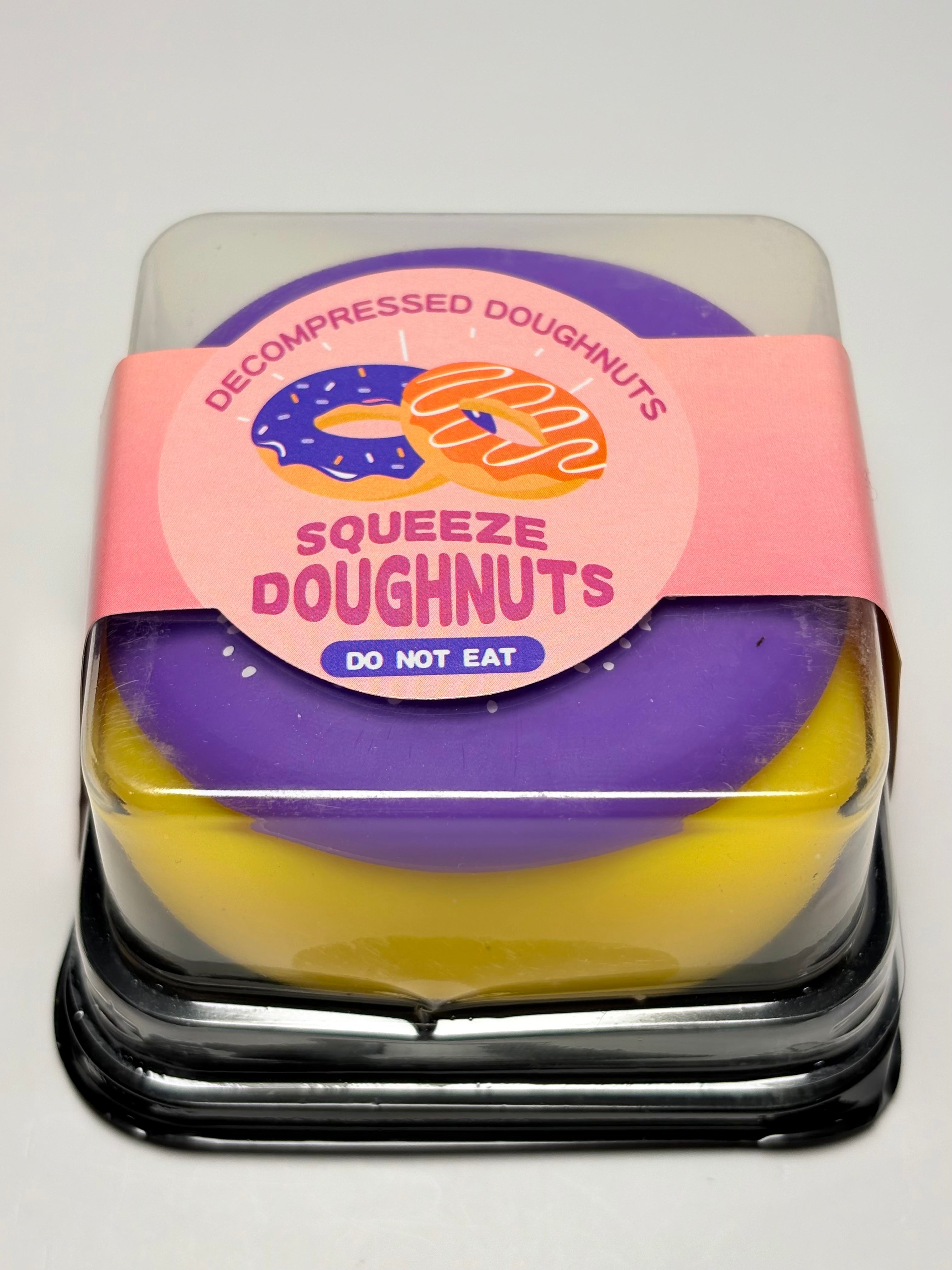 Squeeze Donuts Squishy – Super Soft Donut Sensory Toy | Choose Your Icing Color