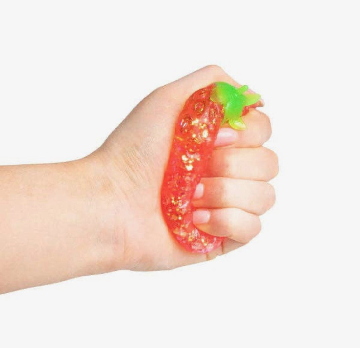 Scrunchems Sugar Squish Fruits | Glitter Fruit Sensory Squeeze Toy (3-Pack)