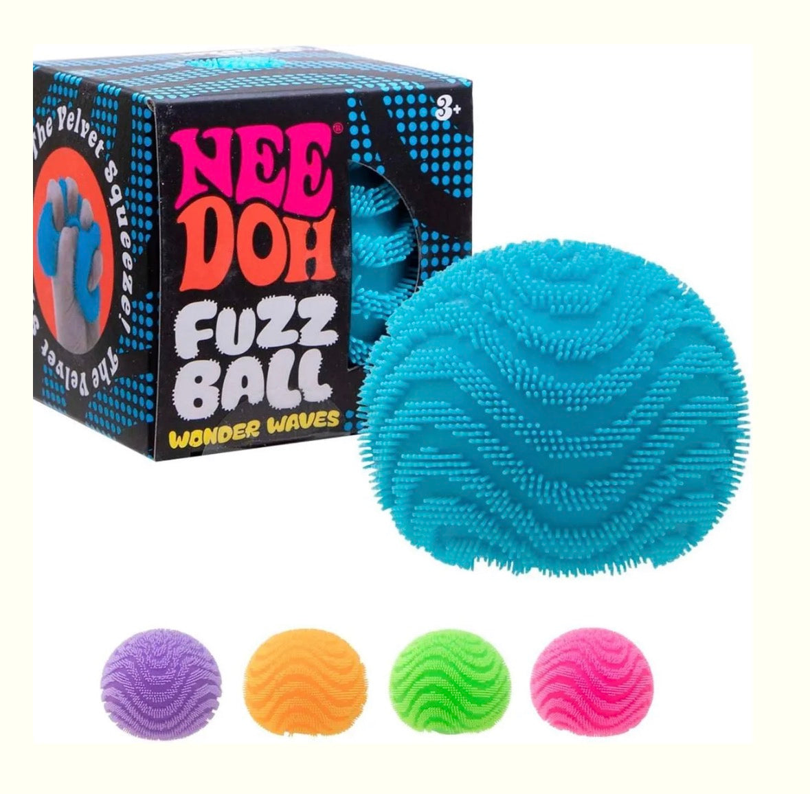 NeeDoh – Fuzz Ball Wonder Waves Schylling (Chose your color)