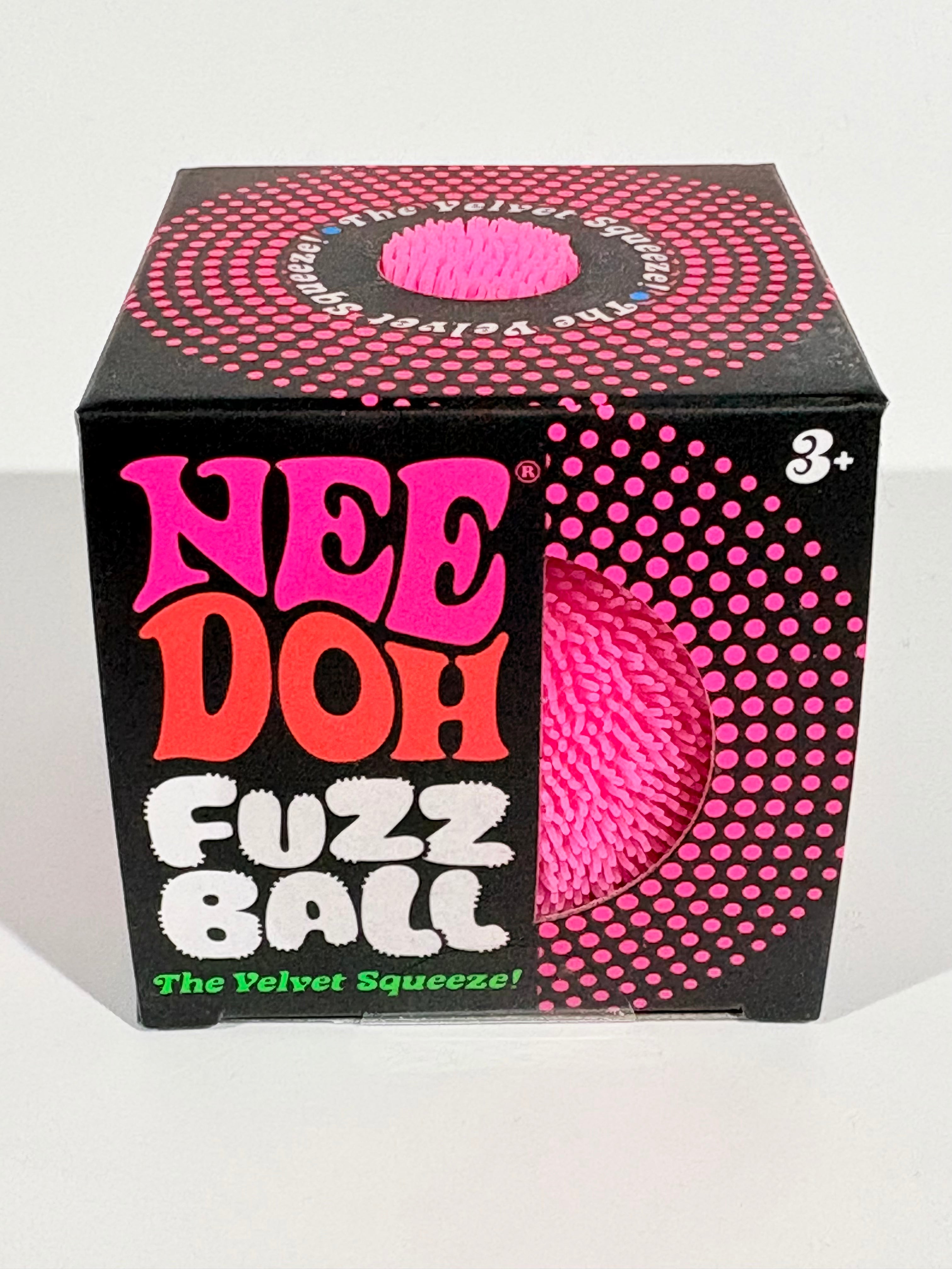NeeDoh Fuzz Ball The Velvet Squeeze Sensory Stress Ball | Fidget Toy