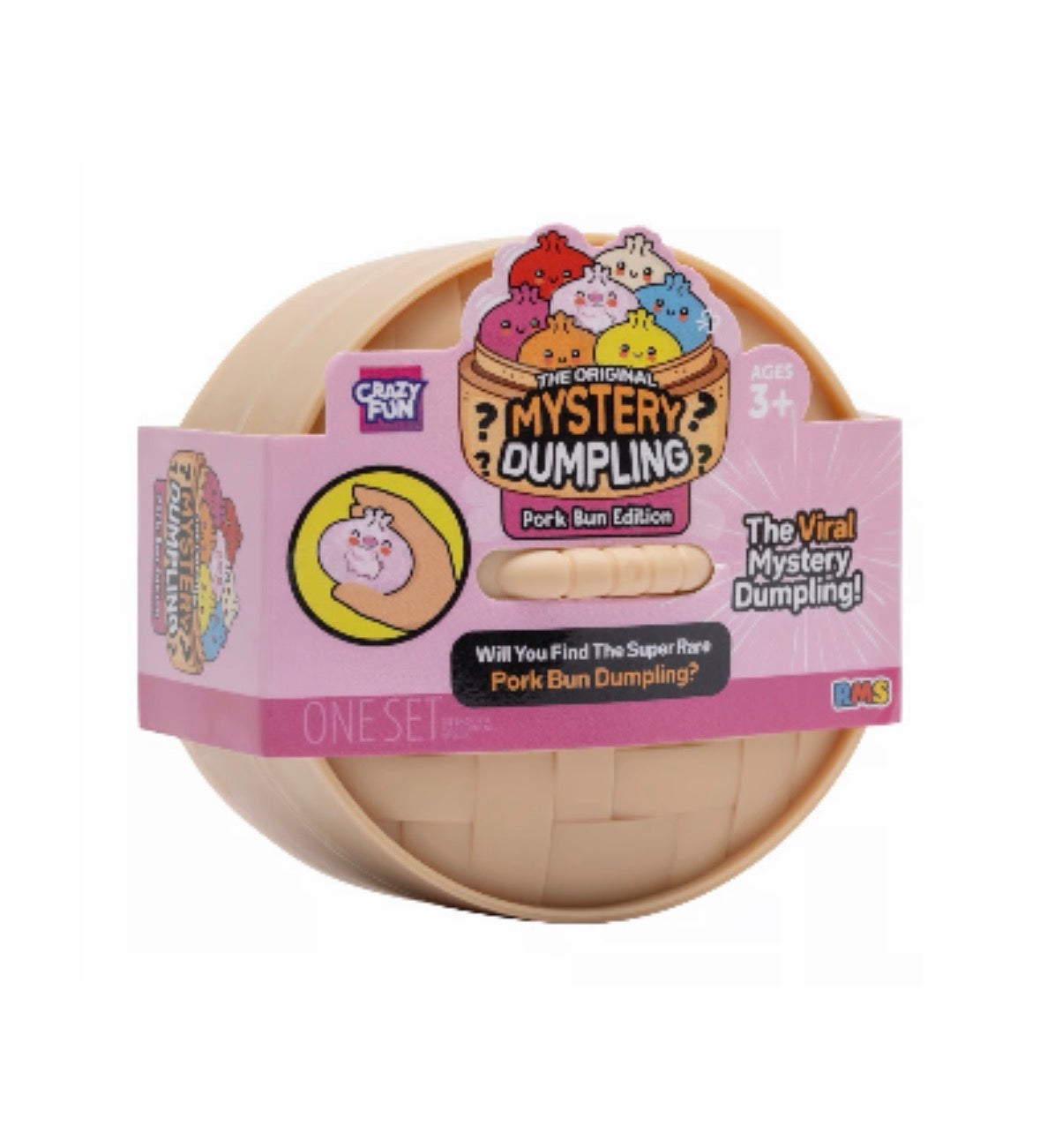 RMS Crazy Fun Mystery Dumpling Squishy – Surprise Sensory Toy (Choose Your Edition)