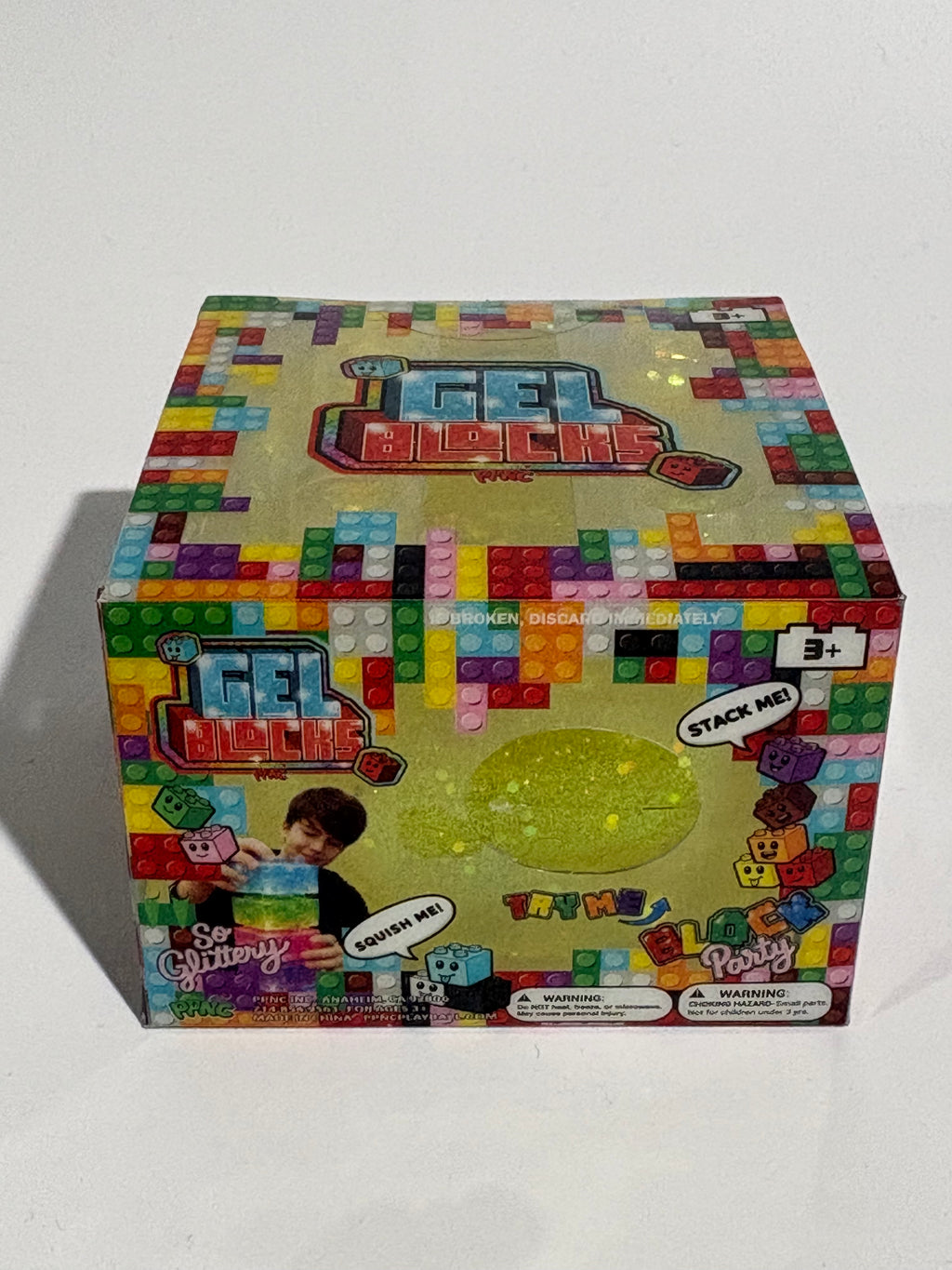 PPNC Gel Blocks Glitter Squishy Sensory Toy – Assorted Colors