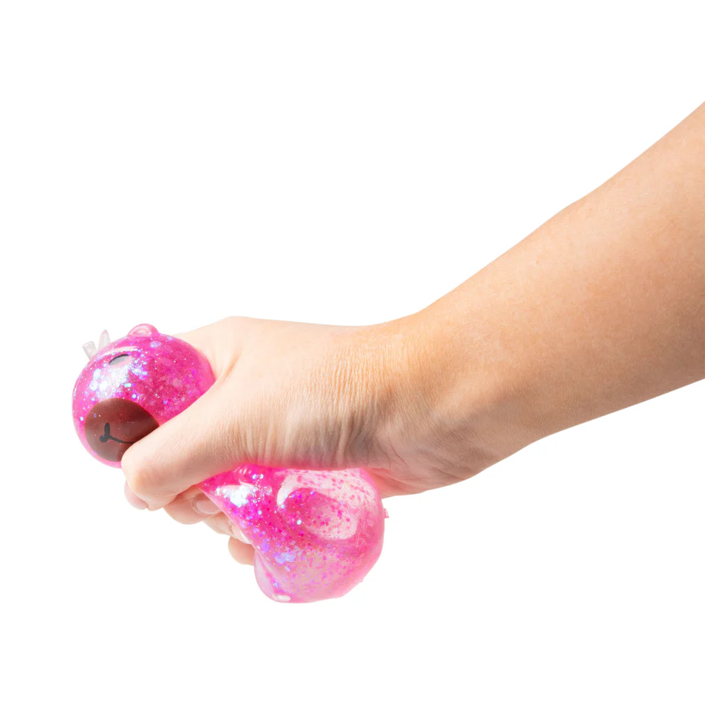 Scrunchems Sugar Capybara – Glitter Squishy Fidget Toy