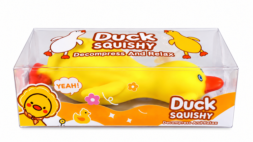 Crunchy Duck Squishy - 4”