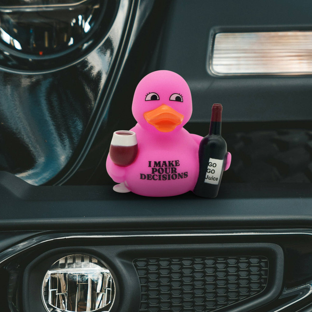 “I Make Pour Decisions" Rubber Duck